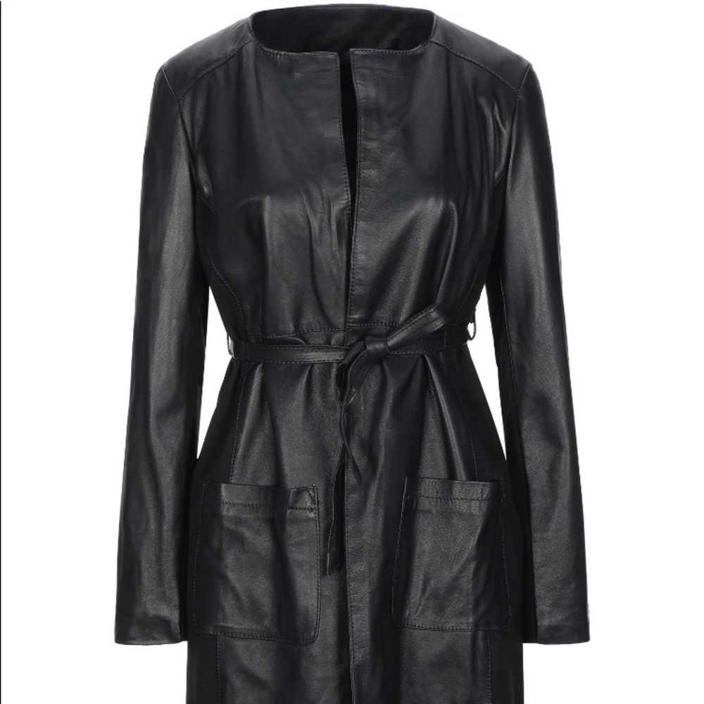 Street Leathers coat black NEW never worn